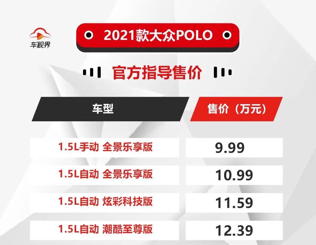 polo大众2021款报价图片